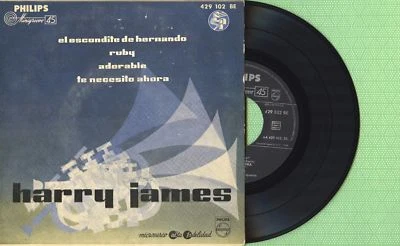 HARRY JAMES / Hernando's Hideaway / PHILIPS 429 102 BE Press Spain 1958 EP VG+ - Image 1 of 4