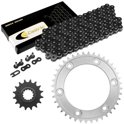 Black Drive Chain And Sprocket Kit for Honda RVT1000R Rc51 2000-2006 - Image 1 of 4
