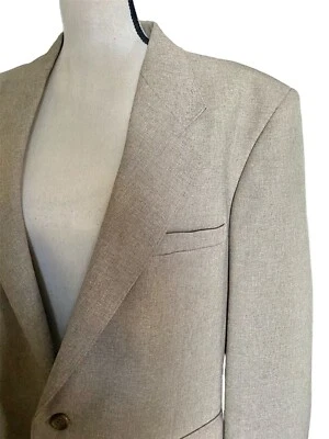 Levi's 1 ПК Western Sportswear Sta-Prest действие костюм Blazer куртка 42R бежевый - Изображение 1 из 4