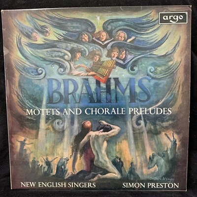 BRAHMS Motets & Chorale Preludes - PRESTON - ARGO ZRG 571 - ST LP - Image 1 of 4