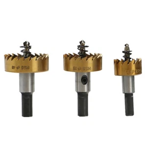 Kit de dientes de sierra de orificio HSS de 12 mm-80 mm conjunto de brocas de acero herramienta de corte para aleación de metal - Imagen 1 de 3
