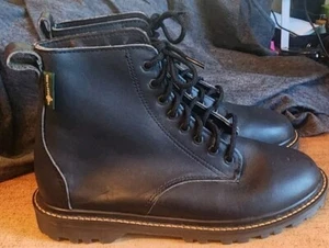 Eastland Brandy Women's Boot Combat Yellow STITCHING RARE SIZE 8 - Picture 1 of 8