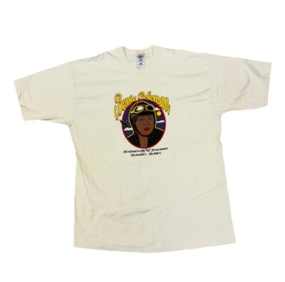 Vintage Bessie Coleman Fruit Of The Loom Lofteez Shirt Beige Aviation • Size XXL - Image 1 of 4