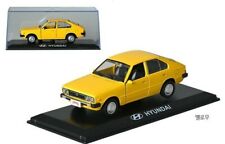 Hyundai Motor PONY Yellow Mini Diecast 1:38 Scale Miniature Display Korean Toy