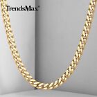 2-6mm Yellow Gold Plated Chain Necklace Figaro/Rope/Cuban/Box/Link Choker 18-24"