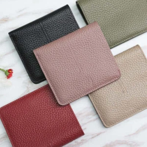 Women's Leather Wallet Short And Simple Multifunctional Coin Purse - Picture 1 of 8