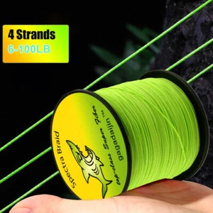 109/328/547/1093Yards Super Strong PE Braided Fishing Line 4 Strands 6-100LB - Picture 1 of 28