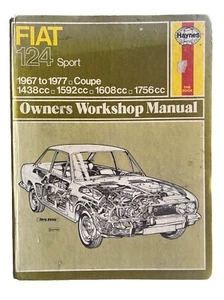 FIAT 124 SPORT HAYNES / 1967 TO 1977 COUPE - OWNERS WORKSHOP MANUAL / HARDBACK - Picture 1 of 1