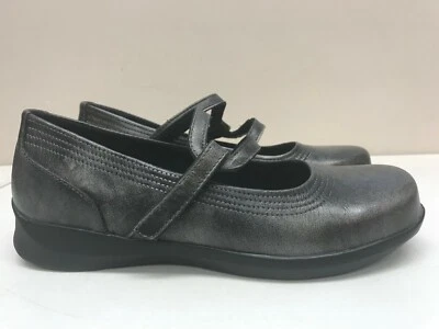 Womens Apex Pewter Apex Y Strap Mary Jane Janice A301WW Wide Width - Image 1 of 3