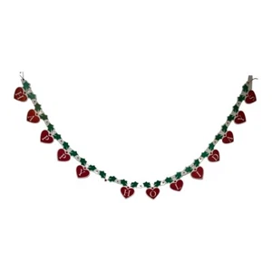 Happy Holidays Holly Christmas Foldable Garland Banner 6 ft. - Picture 1 of 1