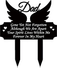 Dad Cemetery Grave Decoration Memorial Wings Plaque Stakes Grave Markers For Los