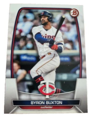 2023 Bowman Byron Buxton #1 Minnesota Twins MLB Baseball Card (K0 - Image 1 of 2