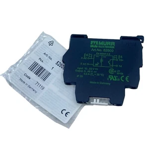Murr 52500 Optocoupler Module for Industry Insert IN: 10 53V Out5 48V 0,5A IP20 - Picture 1 of 12