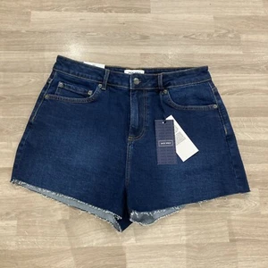 BNWT Jack Wills Ladies Size 12 30” Waist Blue Denim Shorts - Picture 1 of 7