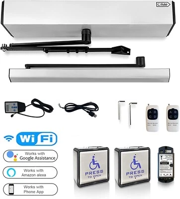 Handicap Door Opener for Disabled People, Low Energy ADA Swing Door Operator - Image 1 of 4