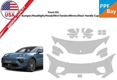 Для Porsche Macan Electric 4/4S 2024-2025 передняя защитная пленка для краски PreCut PPF - Изображение 1 из 4