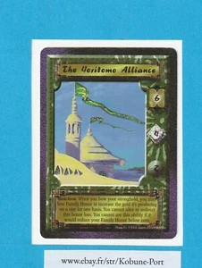 The Yoritomo Alliance Mon Back Promo Clan Wars L5R CCG Five Rings - Picture 1 of 2