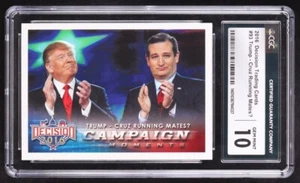 Trump - Cruz Running Mates? 2016 Decision 2016 #93 (CGC 10) - Picture 1 of 2