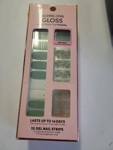 Dashing Diva "Healing Spaces" Gloss Ultra Shine Gel Palette 32 Gel Nail Strips ~ - Picture 1 of 1