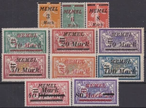 === MEMEL Mi. 110-120 postfrisch **, Kat. 84€ === - Bild 1 von 1