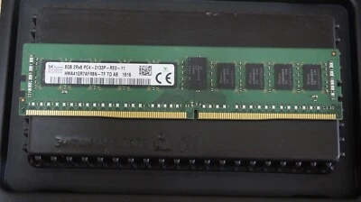 Hynix 8GB 2Rx8 DDR4-2400 PC4-19200 Registered ECC HMA41GR7AFR8N - Image 1 of 2