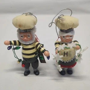 Hershey's Schokoladenelfe 2 Lichter & Girlande Ornamente Kurt Adler 3,5" 2003 - Bild 1 von 10