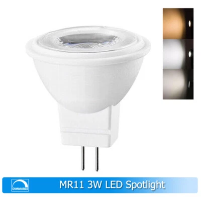 Mr11 Led Downlight 12v Dimmable 3w Spotlight Interior 24v 110v 220v Cool White - Image 1 of 4