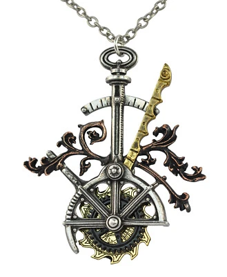 Colgante Trepanator Sierra de Vapor (Raro/Retirado) - Alquimia Gótica Steampunk  Foto 1 de 4