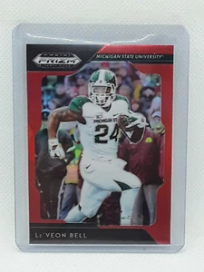 Le'Veon Bell 2019 Prizm Draft Picks - Red #169 - Michigan State Spartans - Picture 1 of 2