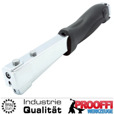 Hammertacker Schlagtacker Hand Tacker Für Karton Paletten Klammer 6-8-10mm XT - Bild 1 von 2