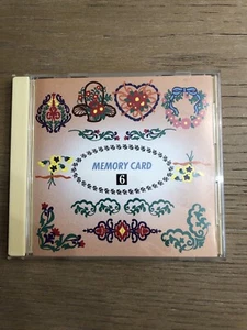 Janome Sewing Machine Embroidery Memory Card #6 Floral Design Series - Picture 1 of 10