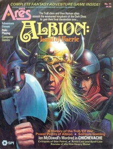 SPI Ares #11 Albion: Land of Faerie Fantasy Juego de ciencia ficción 1981 sin golpear w2 - Imagen 1 de 1