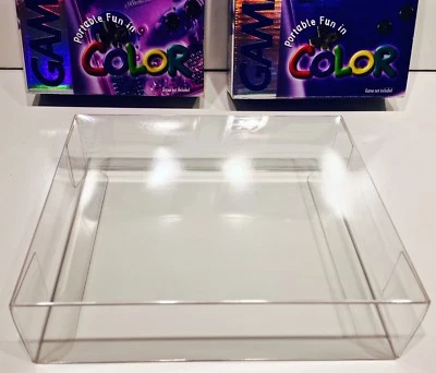 1 Box Protector For Game Boy Color Console Boxes NTSC SIZE!  Clear Case Nintendo - Image 1 of 4