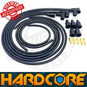 Black 8mm HT Leads Suitable for AccuSpark DK4A Distributor - Picture 1 of 6