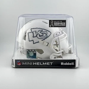Kansas City Chiefs Riddell Speed 2024 Salute To Service 3 Mini Football Helmet 2 - Picture 1 of 4