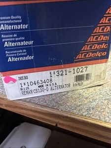 Alternador ACDelco 321-1027 10463408 (remanufacturado) (sin carga central - Imagen 1 de 3