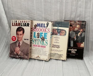 Lot of 4 VHS Movies - Life Stinks, Driving Miss.Daisy, Liar Liar & Analyze This - Picture 1 of 6
