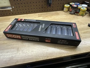 Icon 1/2 in. Drive  Deep Impact Socket Set Harbor Freight - Picture 1 of 5