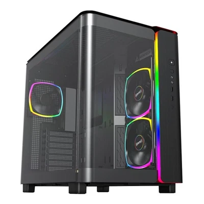MONTECH King 95 Pro ATX Mid-Tower Black PC Case w/ 2 extra 120mm fans - Image 1 of 4