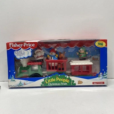 Fisher-Price Tren de Navidad Multicolor Juguete Vintage Excelente 1998 Foto 1 de 4