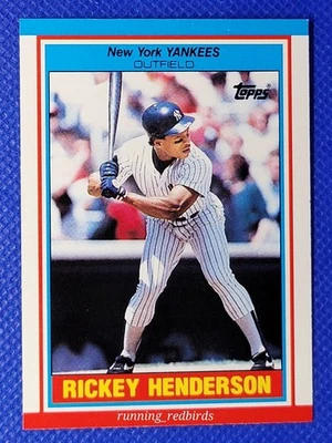 1989 Topps All American UK Rickey Henderson #37 - Mini - 10+ Items Ship FREE! - Image 1 of 2
