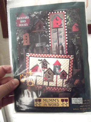 Backyard Bird Houses Quilt Quilting Pattern Mumm's the Word, Debbie Mumm - Image 1 of 4