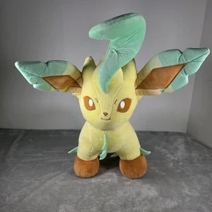 Leafeon Pokemon 16" Peluche Construir un Oso Peluche Eeveelution Sin Sonido - Imagen 1 de 16