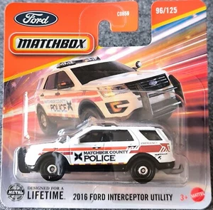 2016 Ford Interceptor Utility - Matchbox - Neu Ovp - Bild 1 von 1