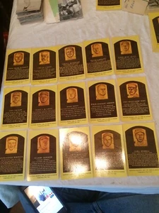 Vintage Lot#2 Of 15 Hall Of Fame Plaque Post Cards - Notes Written On Back - Picture 1 of 20