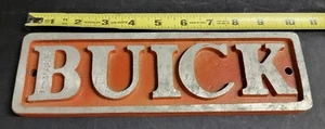 Buick gegossenes und bearbeitetes Aluminiumschild Plakette mit Seriennummer gefunden in FLINT Mi! - Bild 1 von 12