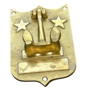 Antiker schwerer Messing Maritim Maritim Anker Türklopfer Maritim Architektur - Bild 1 von 10