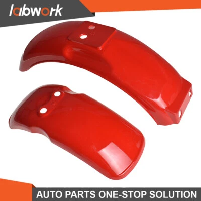 Guardabarros delantero y trasero de plástico de laboratorio para Honda Z50 Z50A Z50R 50CC Mini Trail rojo Foto 1 de 4