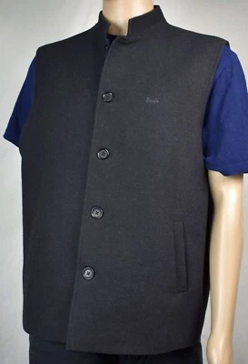 PRINGLE OF SCOTLAND - Wool Vest Dark Gray/ Black - US 42, EUR 52 - Image 1 of 4
