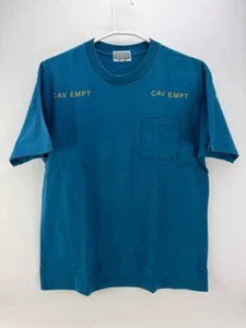 C.E CAV EMPT Mens Blue Short Sleeve Pullover Front Pocket T-Shirt Size L Japan - Picture 1 of 3